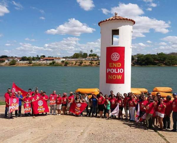 Clubes de Rotary realizam I Evento Endpolionow no Rio Parnaíba.(Imagem:Reprodução)