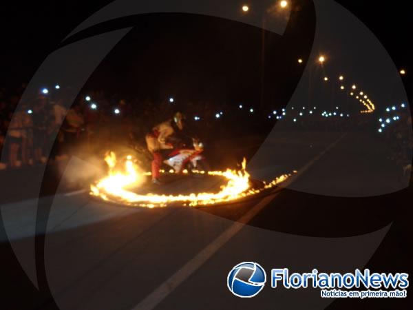 Cajueiro Motos promove show de manobras em Floriano.(Imagem:FlorianoNews)