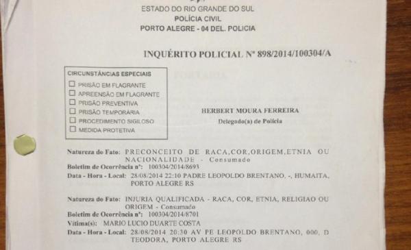 Inquérito sobre caso Aranha é apresentado no Palácio da Polícia, em Porto Alegre.(Imagem:Paula Menezes)