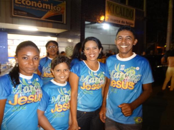 Igreja do Evangelho Quadrangular realizou 7ª Marcha para Jesus.(Imagem:FlorianoNews)