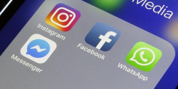 Facebook, WhatsApp e Instagram têm problemas nesta quarta-feira.(Imagem:Divulgação)