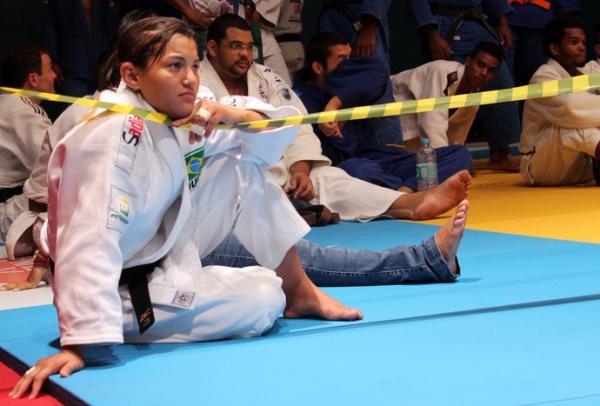 Atual campeã olímpica dos ligeiros, Sarah Menezes é é vice-líder do ranking internacional.(Imagem:Josiel Martins)