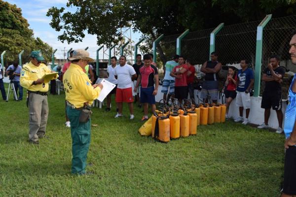 IBAMA e Secretaria de Meio Ambiente iniciam os testes para brigadistas PREVFOGO.(Imagem:Secom)