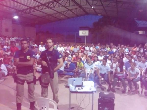 Ações da PRF marcaram a Semana Nacional do Trânsito na Região Centro-Sul do Estado do Piauí.(Imagem:PRF)