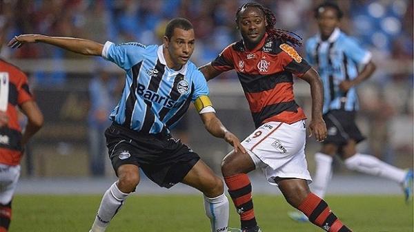 Flamengo sofre, arranca empate com Grêmio e aumenta jejum de vitórias para 7 jogos.(Imagem:Reprodução/ESPN)