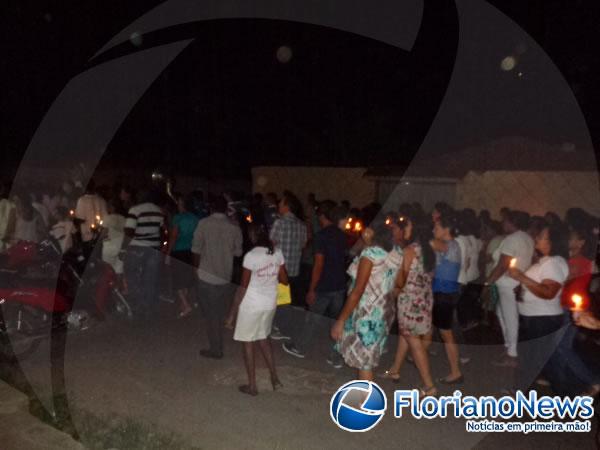 Procissão e missa encerram a festa de Senhora Sant'Ana em Floriano. (Imagem:FlorianoNews)