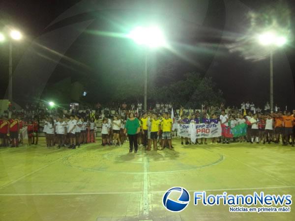 Realizada abertura dos jogos interclasses da Escola Pequeno Príncipe.(Imagem:FlorianoNews)