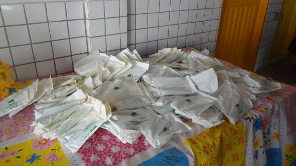 Distribuição de kits odontológicos em escolas da rede pública de Floriano. (Imagem:FlorianoNews)