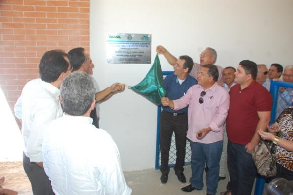 Escola Municipal José Francisco Dutra ganha Quadra Coberta.(Imagem:Secom)