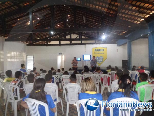 Secretaria de Meio Ambiente realiza palestra para alunos do AABB Comunidade.(Imagem:FlorianoNews)