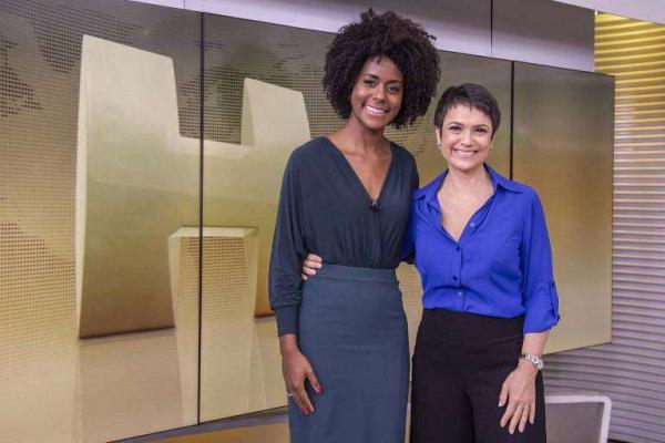 Maju e Sandra Annenberg(Imagem:Divulgação/TV Globo)