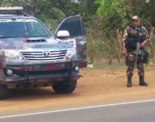 Patrulhamento Rural do 3° BPM realiza blitz na Rodovia PI-140.(Imagem:3° BPM)