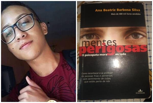 Livro é prova no caso do crime de estudante morto e amarrado.(Imagem:Divulgação)