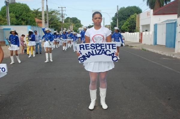 Prefeitura e SUTRAN fazem abertura da Semana Nacional do Trânsito em Floriano.(Imagem:Waldemir Miranda)