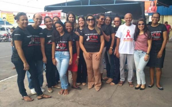 CTA de Floriano promove ação de prevenção e combate ao vírus HIV.(Imagem:SECOM)