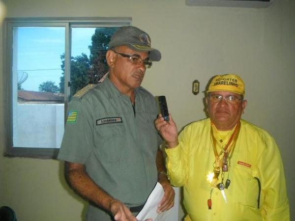 Tenente-Coronel Lisandro Honório, Comandante do 3º BPM de Floriano.(Imagem:FlorianoNews)