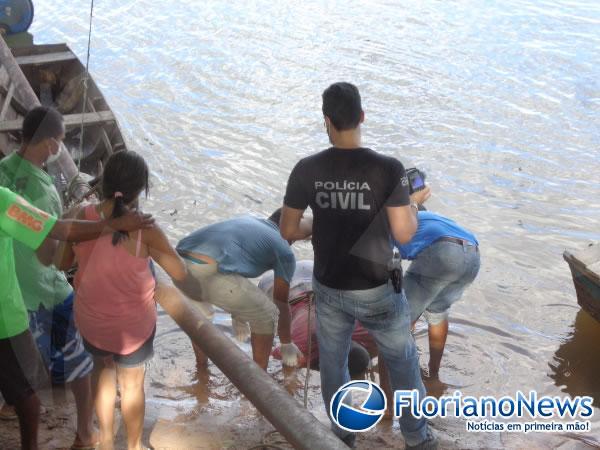 Homem é encontrado morto no rio Parnaíba.(Imagem:FlorianoNews)