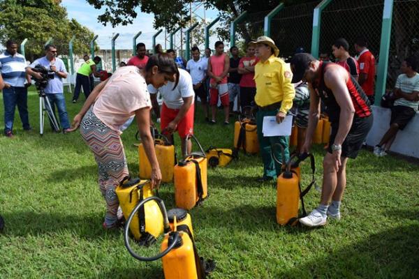 IBAMA e Secretaria de Meio Ambiente iniciam os testes para brigadistas PREVFOGO.(Imagem:Secom)