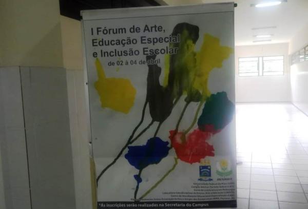 UFPI sedia I Fórum de Arte, Educação Especial e Inclusão Escolar(Imagem:FlorianoNews)
