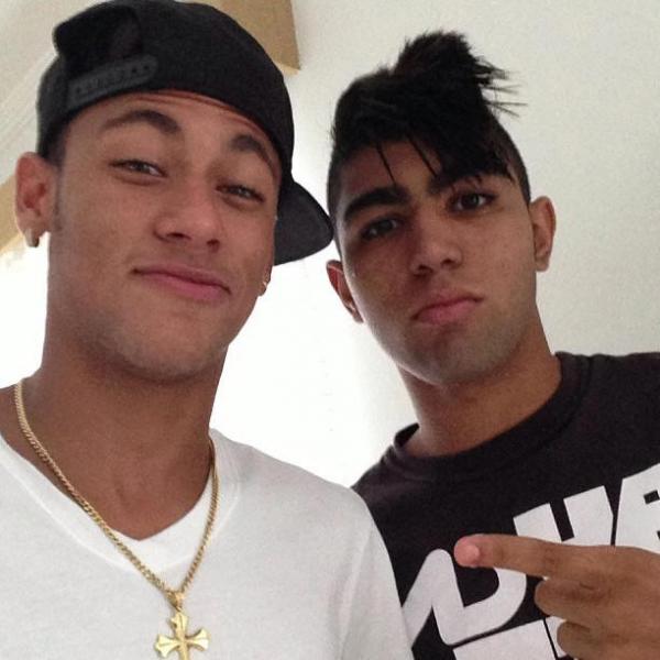 Neymar posta foto 'trollando' Gabigol no Instagram.(Imagem:Reprodução / Instagram)
