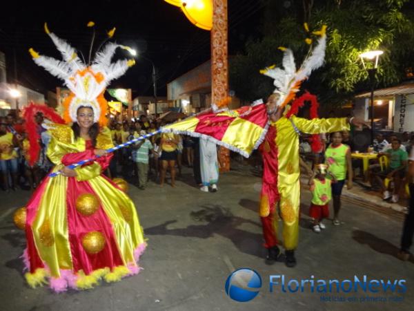 Cores, brilhos e samba no pé marcaram os desfiles das escolas de samba. (Imagem:FlorianoNews)