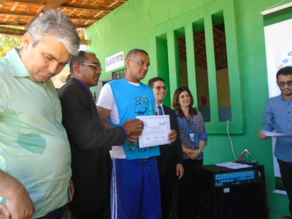 Sejus entrega certificados do Projeto Leitura Livre a internos da Vereda Grande.(Imagem:FlorianoNews)