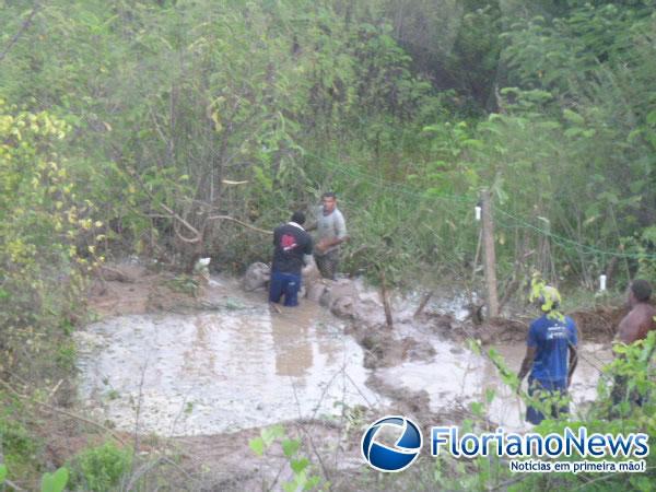 Falta de água em Floriano ocorre devido ao rompimento de adutora(Imagem:FlorianoNews)