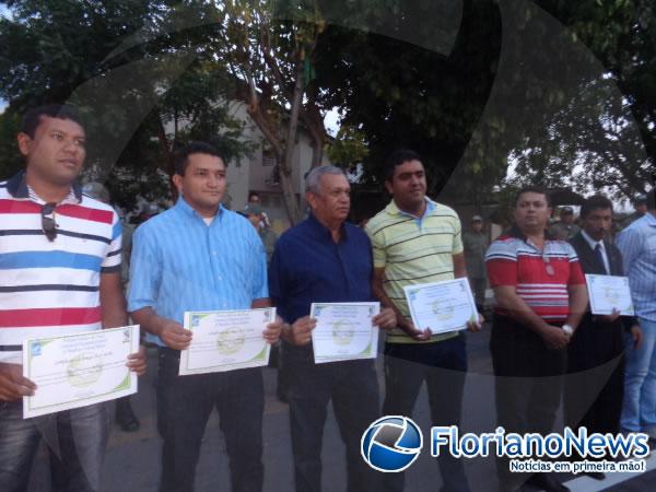 Solenidade militar marca o 51º aniversário do 3º BPM de Floriano.(Imagem:FlorianoNews)