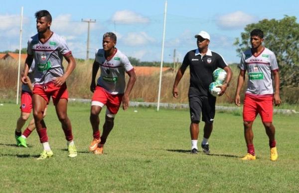 River-PI fez último treino na manhã deste sábado no CT Afrânio Nunes.(Imagem:Érica Paz/RiverAC)