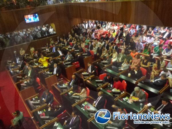 Gustavo Neiva toma posse como deputado estadual na Assembleia Legislativa.(Imagem:FlorianoNews)