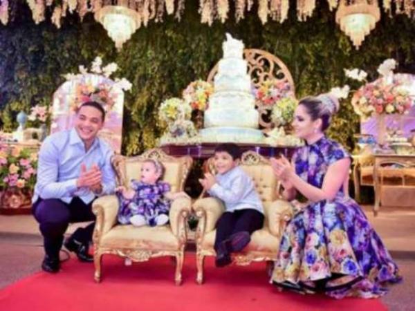 Wesley Safadão se veste de príncipe encantado para aniversário da filha.(Imagem:Instagram )