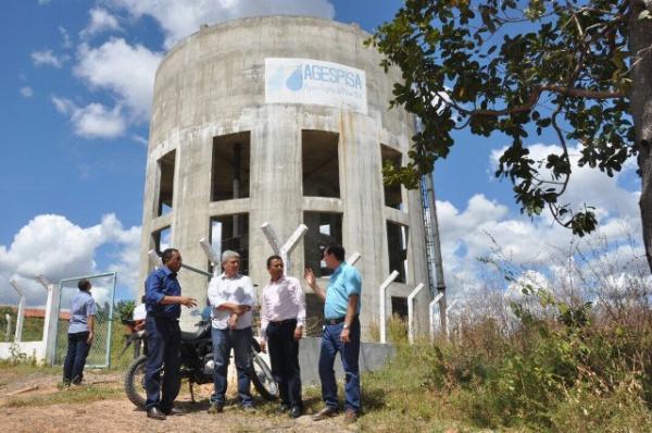 Novas obras aumentam em 30% a capacidade de estoque e abastecimento de água em Floriano(Imagem:SECOM)