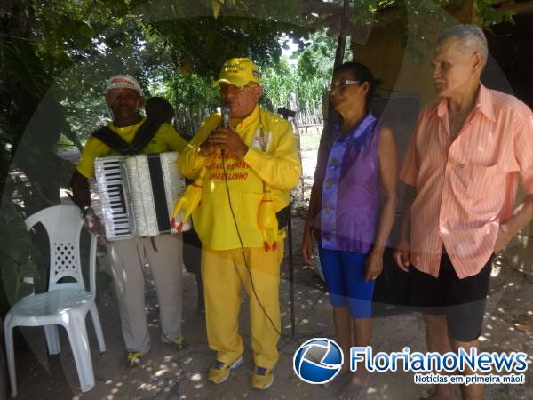 Atores da ?Paixão de Cristo? participaram de almoço na localidade Morrinhos.(Imagem:FlorianoNews)
