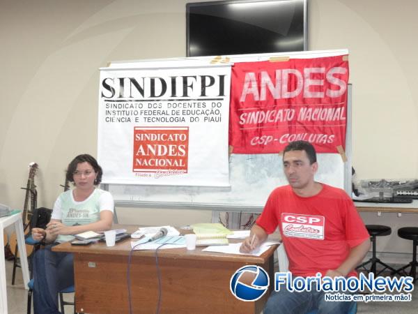 SINDIFPI promoveu Assembleia Geral com professores do Campus Floriano.(Imagem:FlorianoNews)