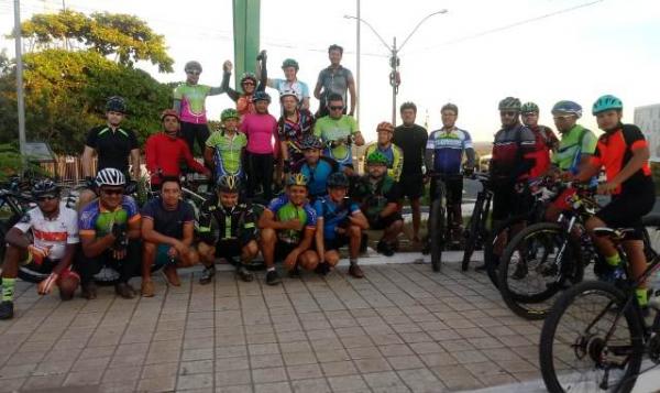 Ciclistas participam de Trilha de Reconhecimento em Floriano(Imagem:FlorianoNews)