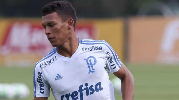 Veron recentemente renovou contrato com o clube até 2024.(Imagem:Cesar Greco / Ag. Palmeiras / Divulgação)