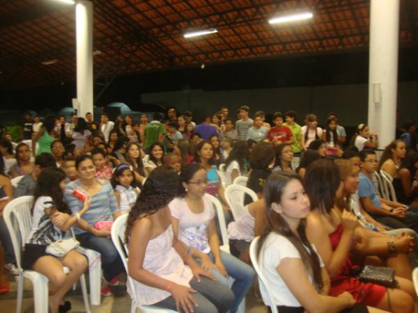 Lançamento do Selo da Escola. (Imagem:FlorianoNews)