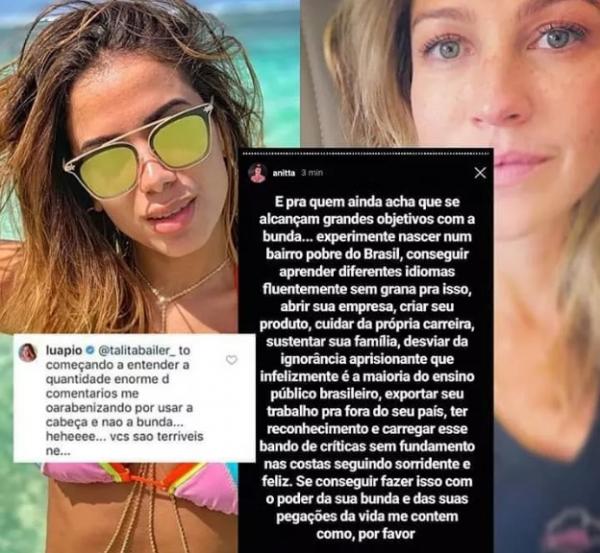 Anitta rebate comentário de Luana Piovani: 