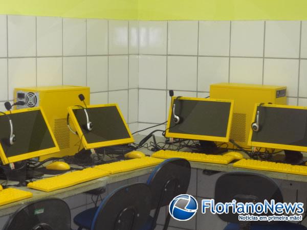 Unidade Escolar Bucar Neto ganha novo laboratório de informática.(Imagem:FlorianoNews)