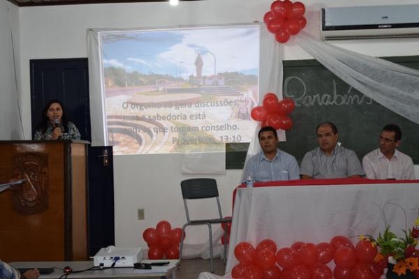 Pref. Gilberto Júnior empossa nova Gerência e Conselhos do Fundo Previdenciário Municipal.(Imagem:Waldemir Miranda)