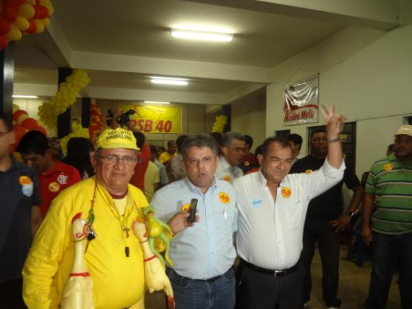 Gilberto Júnior inaugurou comitê político do PSB em Floriano.(Imagem:FlorianoNews)