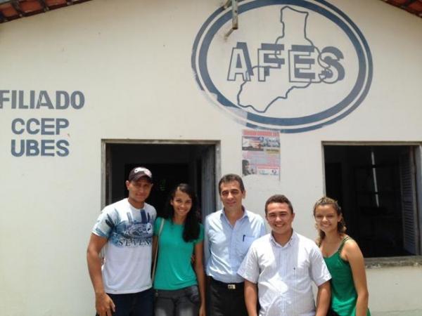 Prefeito visita AFES e se dispõe a colaborar com estudantes.(Imagem:SECOM)