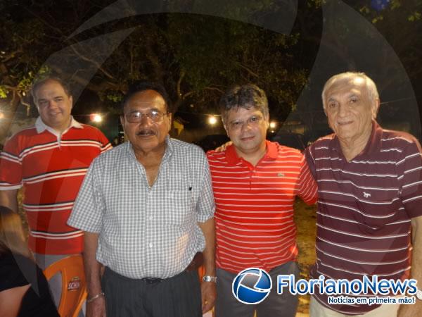 Vereador Manoel Simplício, Deputado Gustavo Neiva, Secretário de Comunicação Idílio Lima.(Imagem:FlorianoNews)