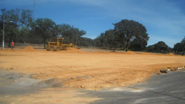 Obras preparam Parque de Exposições para Feira Agropecuária de Floriano.(Imagem:FlorianoNews)