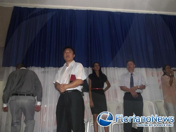 Missionários coreanos participam da 1ª Cruzada do Milagres na Igreja Quadrangular em Floriano.(Imagem:FlorianoNews)