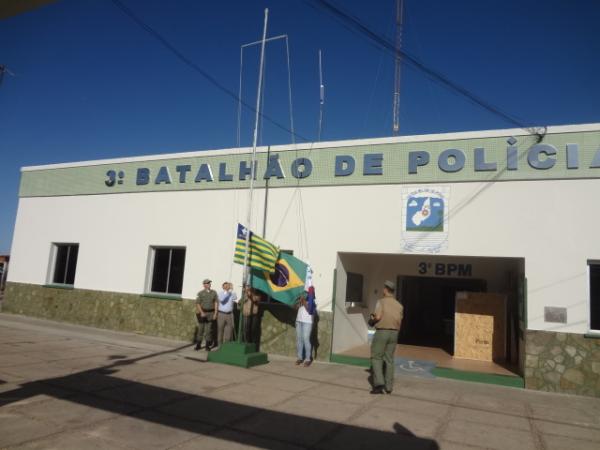 3º Batalhão de Polícia Militar realiza homenagem ao Dia do Soldado.(Imagem:FlorianoNews)