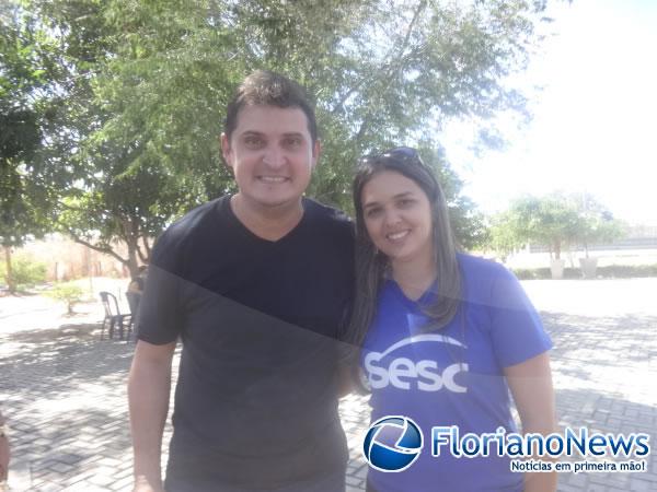 Amauri Jucá se apresentou na segunda edição do Projeto SESC Riso em Floriano.(Imagem:FlorianoNews)