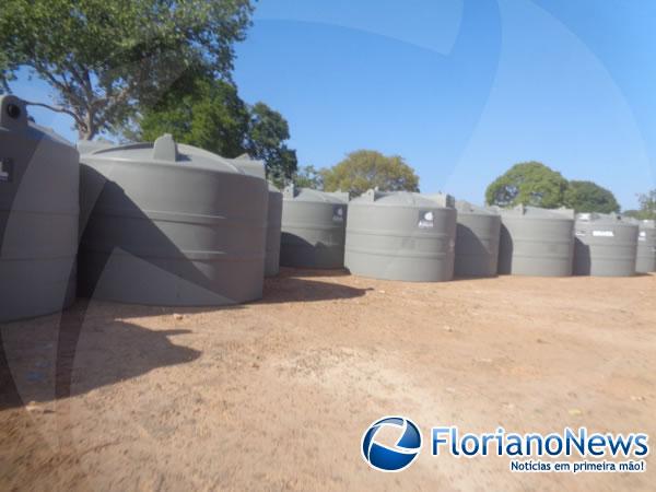 Primeiro lote de cisternas do Programa Água para Todos chega a Floriano.(Imagem:FlorianoNews)