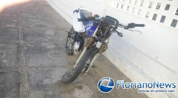 Motoqueiro fica ferido e homem é preso por embriaguez após acidente.(Imagem:FlorianoNews)