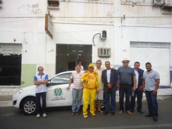 Inspetoria de Floriano recebe veículo para incrementar fiscalização.(Imagem:FlorianoNews)